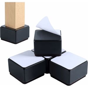 Blue Dream - Bed Risers Furniture Risers Add 2 Inch Height, Solid Steel Supports 10000 Pounds, Table Riser, Chair or Couch Riser, Set of 4 Furniture Blue Dream - Bed Risers Furniture Risers Add 2 Inch Height, Solid Steel Supports 10000 Pounds, Table Riser, Chair or Couch Riser, Set of 4 Furniture