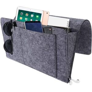 Csparkv - Bedside Organizer, Bedside Storage Bag, Practical Bed Organizer, Dorm Bed Organizer, with 5 Pockets, for Putting Books, Cell Phones, Csparkv - Bedside Organizer, Bedside Storage Bag, Practical Bed Organizer, Dorm Bed Organizer, with 5 Pockets, for Putting Books, Cell Phones,