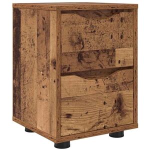 Bedside Table Old Wood 30.5 x 30 x 43 cm Engineered Wood vidaXL Bedside Table Old Wood 30.5 x 30 x 43 cm Engineered Wood vidaXL