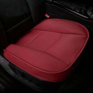 Red Wine Car Seat Cushion Seat Cover PU Leather and Bamboo Mat Pad Red Wine Car Seat Cushion Seat Cover PU Leather and Bamboo Mat Pad