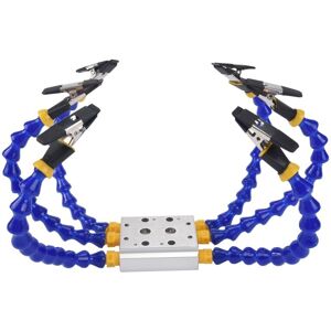 TLILY Bench Vise Table Clamp Soldering Station with 6Pcs Flexible Arms Soldeirng Iron Holder PCB Welding Repair Tool TLILY Bench Vise Table Clamp Soldering Station with 6Pcs Flexible Arms Soldeirng Iron Holder PCB Welding Repair Tool