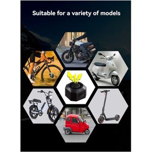 TLILY Bicycle Alarm System Rechargeable, Anti-Theft Accessories,Vehicle Theft with Remote Control,Bicycle Lock TLILY Bicycle Alarm System Rechargeable, Anti-Theft Accessories,Vehicle Theft with Remote Control,Bicycle Lock