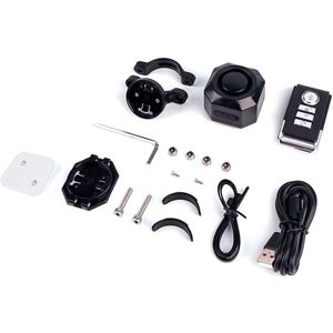 Tlily - Bicycle Alarm System Rechargeable, Anti-Theft Accessories,Vehicle Theft with Remote Control,Bicycle Lock Tlily - Bicycle Alarm System Rechargeable, Anti-Theft Accessories,Vehicle Theft with Remote Control,Bicycle Lock
