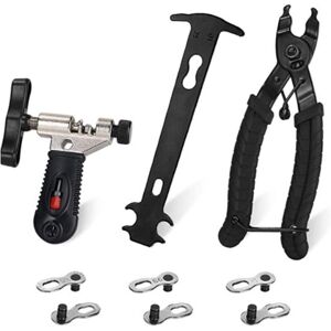 TLILY Bike Chain Tool Set, Repair Tool, Cutter Opener, Buckle Pliers, Wear Indicator Accessories TLILY Bike Chain Tool Set, Repair Tool, Cutter Opener, Buckle Pliers, Wear Indicator Accessories