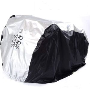 MEMKEY Bike Cover for 2 Bikes, Bike Cover for Three Bikes, 190T Nylon Waterproof Outdoor Bicycle Cover, Portable Outdoor Multi Bike Cover, Dustproof, Rain MEMKEY Bike Cover for 2 Bikes, Bike Cover for Three Bikes, 190T Nylon Waterproof Outdoor Bicycle Cover, Portable Outdoor Multi Bike Cover, Dustproof, Rain