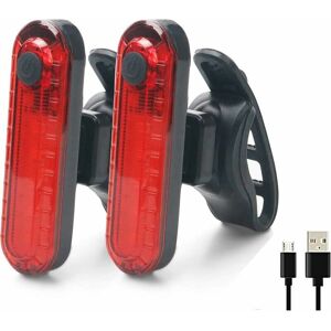 BSR - Feux Arriere Vélo - 2 Pièces Eclairage Arrière Vélo, usb Rechargeable cob led Lampe de Vélo Arrière Imperméable, 4 Modes d'éclairage pour BSR - Feux Arriere Vélo - 2 Pièces Eclairage Arrière Vélo, usb Rechargeable cob led Lampe de Vélo Arrière Imperméable, 4 Modes d'éclairage pour