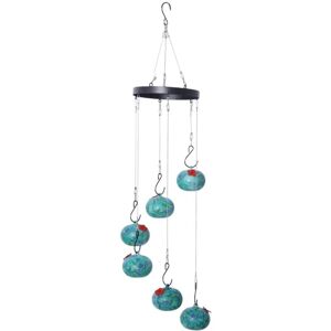 TLILY Bird Feeders for Outdoors, Glass Bird Feeders for Outdoors Hanging Ant and Bee Proof 2024 New Wind Chime-A TLILY Bird Feeders for Outdoors, Glass Bird Feeders for Outdoors Hanging Ant and Bee Proof 2024 New Wind Chime-A