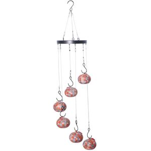 TLILY Bird Feeders for Outdoors, Glass Bird Feeders for Outdoors Hanging Ant and Bee Proof 2024 New Wind Chime-B TLILY Bird Feeders for Outdoors, Glass Bird Feeders for Outdoors Hanging Ant and Bee Proof 2024 New Wind Chime-B