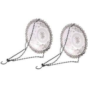 Tlily - Bird Flower Shaped Hanging Feeder Birdbath for Garden Outdoor Decor Supplies Gray Tlily - Bird Flower Shaped Hanging Feeder Birdbath for Garden Outdoor Decor Supplies Gray