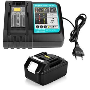 Wddnaot - BL1840 18V 3.0Ah Replacement Battery for Makita BL1815 BL1830 BL1840 BL1850 LXT400 DC18RA DC18RC Wddnaot - BL1840 18V 3.0Ah Replacement Battery for Makita BL1815 BL1830 BL1840 BL1850 LXT400 DC18RA DC18RC