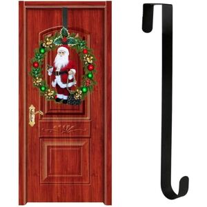 Linghhang - Black) 15' Premium Metal Wreath Hanger Hook for Christmas Decoration, Large Linghhang - Black) 15' Premium Metal Wreath Hanger Hook for Christmas Decoration, Large