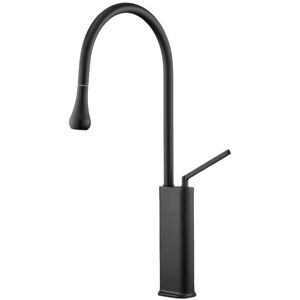 SEVENGIRL Black Bathroom Sink Rotatable New Pull Out Faucet Hot and Cold Water Bathroom Sink Wash Basin Shampoo Faucet SEVENGIRL Black Bathroom Sink Rotatable New Pull Out Faucet Hot and Cold Water Bathroom Sink Wash Basin Shampoo Faucet