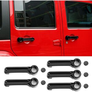 Linghhang - Black Door Handle and Tailgate Cover Kit for Jeep Wrangler jk 2007-2018 / Jeep Liberty 2008-2012 / Dodge Nitro 2007-2011 Linghhang - Black Door Handle and Tailgate Cover Kit for Jeep Wrangler jk 2007-2018 / Jeep Liberty 2008-2012 / Dodge Nitro 2007-2011