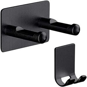 Black Hair Dryer Holder, Space Aluminum Wall Mount Bracket Holder for Dyson Hair Dryer with Socket Holder Self Adhesive and Waterproof Black Hair Dryer Holder, Space Aluminum Wall Mount Bracket Holder for Dyson Hair Dryer with Socket Holder Self Adhesive and Waterproof