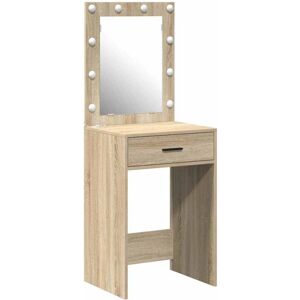 Dressing Table Sonoma oak 50 x 41 x 135 cm Engineered wood vidaXL Dressing Table Sonoma oak 50 x 41 x 135 cm Engineered wood vidaXL