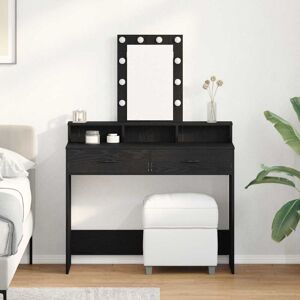 Dressing Table Black 100 x 41 x 140 cm Engineered wood vidaXL Dressing Table Black 100 x 41 x 140 cm Engineered wood vidaXL
