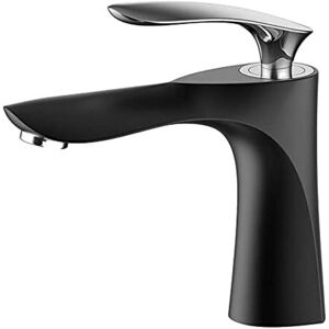 SHUNLI Black Paint Bathroom Faucet Bathroom Sink Mixer Tap (Without Hose) SHUNLI Black Paint Bathroom Faucet Bathroom Sink Mixer Tap (Without Hose)
