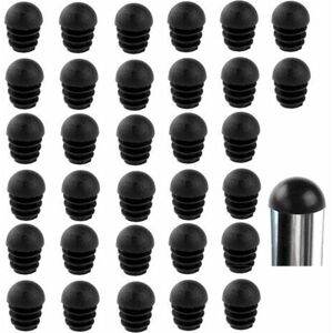 Gotrays - Black Round Chair Tube Caps End Caps Round Chair Leg End Caps Chair Leg Caps Rubber Chair Leg Protector 32 Pieces (16mm),Superma Gotrays - Black Round Chair Tube Caps End Caps Round Chair Leg End Caps Chair Leg Caps Rubber Chair Leg Protector 32 Pieces (16mm),Superma