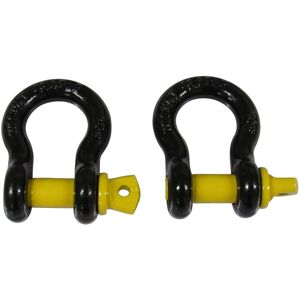 Securefix Direct - Black Yellow Lifting Bow Shackle Screw Pin 3.25 Ton X2 (3.25T Towing Recovery Connector 3250KG) Securefix Direct - Black Yellow Lifting Bow Shackle Screw Pin 3.25 Ton X2 (3.25T Towing Recovery Connector 3250KG)