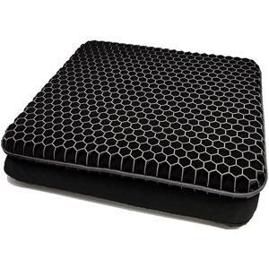 LINGHHANG Black)Chair Cushion, Breathable Gel Cushion, Anti-Decubitus Cushion, Relieves Pressure on the Orthopedic with Non-Slip Cover for LINGHHANG Black)Chair Cushion, Breathable Gel Cushion, Anti-Decubitus Cushion, Relieves Pressure on the Orthopedic with Non-Slip Cover for