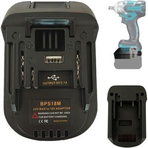 SJQKA Black&Decker 20V Battery Adapter, Porter Cable 20V Lithium-Ion Battery Converter for Makita 18V Cordless Tools BL1830 BL1840 BL1850 BPS18M SJQKA Black&Decker 20V Battery Adapter, Porter Cable 20V Lithium-Ion Battery Converter for Makita 18V Cordless Tools BL1830 BL1840 BL1850 BPS18M