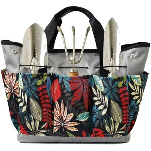 CSPARKV (Flowered)Garden Tool Set, Garden Tote Bag with Multiple Pockets for Gardening Tool Kit, Garden Tool Bag CSPARKV (Flowered)Garden Tool Set, Garden Tote Bag with Multiple Pockets for Gardening Tool Kit, Garden Tool Bag
