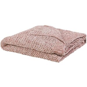 Beliani Pink Chenille Blanket - 150x200 cm Bedroom & Living Room Throw Beliani Pink Chenille Blanket - 150x200 cm Bedroom & Living Room Throw
