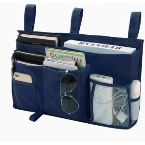 Serbia - Bleu marine - 1 sac de rangement pour lit superposé, sac de rangement pour lit suspendu, 8 poches, pour lit de dortoir, lit d'hôpital, rail Serbia - Bleu marine - 1 sac de rangement pour lit superposé, sac de rangement pour lit suspendu, 8 poches, pour lit de dortoir, lit d'hôpital, rail