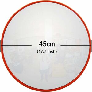 Dayplus - Blind Spot Wide Angle Mirror Shop Security Curved Convex Driveway Traffic Road 45cm Dayplus - Blind Spot Wide Angle Mirror Shop Security Curved Convex Driveway Traffic Road 45cm