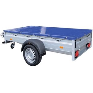 Securefix Direct - Blue Heavy Duty 7'x5' Vinyl Trailer Cover with Bungee Cord - Feet Foot Waterproof Tie Down Securefix Direct - Blue Heavy Duty 7'x5' Vinyl Trailer Cover with Bungee Cord - Feet Foot Waterproof Tie Down