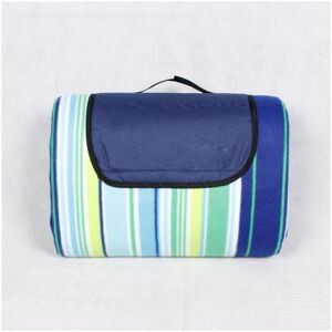 CYSLMUK Blue Vertical Stripes) 200 x 200 cm Large Waterproof Sandproof Picnic Blanket, 3 Layer Beach Blanket with Carry Handle, Outdoor Picnic Mat CYSLMUK Blue Vertical Stripes) 200 x 200 cm Large Waterproof Sandproof Picnic Blanket, 3 Layer Beach Blanket with Carry Handle, Outdoor Picnic Mat