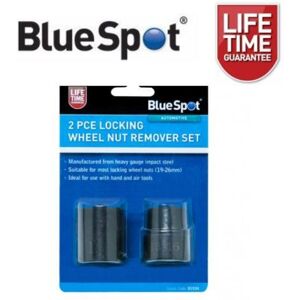 Blue Spot Tools 2 Piece Locking Wheel Nut Remover Set Blue Spot Tools 2 Piece Locking Wheel Nut Remover Set