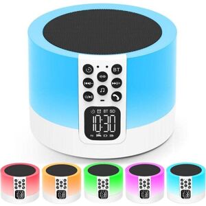 Mumu - Bluetooth Speaker, Illuminated Alarm Clock, Touch Bedside Lamp with 16 Hypnotic Sounds and Timer, Bluetooth Speaker, Kids Night Light with MP3 Mumu - Bluetooth Speaker, Illuminated Alarm Clock, Touch Bedside Lamp with 16 Hypnotic Sounds and Timer, Bluetooth Speaker, Kids Night Light with MP3