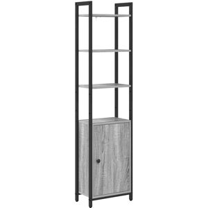 Book Cabinet Grey Sonoma 40 x 24 x 161 cm Engineered Wood vidaXL Book Cabinet Grey Sonoma 40 x 24 x 161 cm Engineered Wood vidaXL