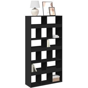 Bonnevie - Bookcase,Book Cabinet Black 100x33x187.5 cm Engineered Wood VSVS313313 Bonnevie - Bookcase,Book Cabinet Black 100x33x187.5 cm Engineered Wood VSVS313313