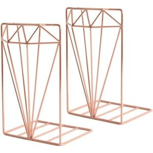 TINOR Bookends, Bookends for Shelves Simple Wrought Iron Bookends Desktop Personality Creative Bookends Ornaments School Office Storage(2Pcs) TINOR Bookends, Bookends for Shelves Simple Wrought Iron Bookends Desktop Personality Creative Bookends Ornaments School Office Storage(2Pcs)