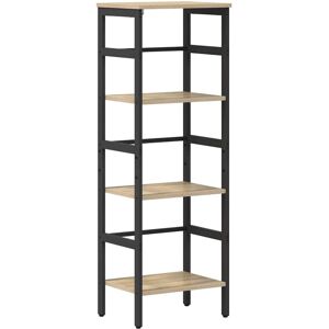 Bookshelf Sonoma Oak 40 x 29.5 x 115 cm Engineered Wood vidaXL Bookshelf Sonoma Oak 40 x 29.5 x 115 cm Engineered Wood vidaXL