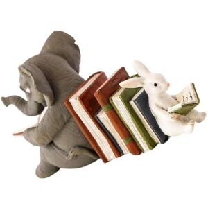 Tlily - Bookshelf Bookends Home Decor Book Shelves Animal Figurine Elephant Crafts Decoration Lawn Tlily - Bookshelf Bookends Home Decor Book Shelves Animal Figurine Elephant Crafts Decoration Lawn