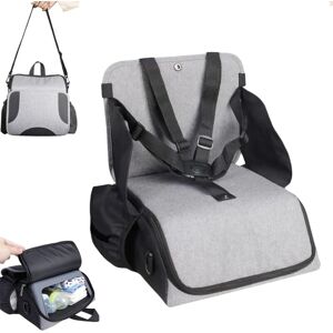 SANS MARQUE Booster seat for children, travel high chair for babies, foldable baby eating chair, table seat, seat cushion, with backrest and adjustable seat SANS MARQUE Booster seat for children, travel high chair for babies, foldable baby eating chair, table seat, seat cushion, with backrest and adjustable seat