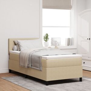 Box Spring Bed Manual Light Grey and White 193 x 90 x 88 cm Vidaxl Box Spring Bed Manual Light Grey and White 193 x 90 x 88 cm Vidaxl
