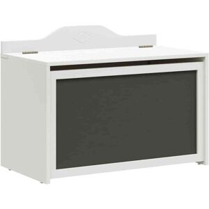 Box with Storage White 73 x 33 x 55 cm Engineered wood vidaXL Box with Storage White 73 x 33 x 55 cm Engineered wood vidaXL