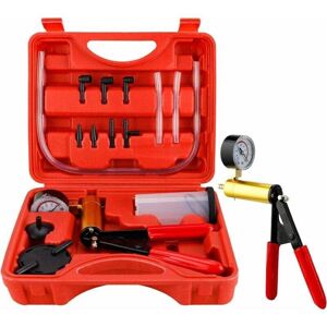 Brake Bleeder Device, Vacuum Pump Brake Bleeder Kit for Car Motorcycle Tester, Brake Bleeding Pressure Test with Carry Bag Brake Bleeder Device, Vacuum Pump Brake Bleeder Kit for Car Motorcycle Tester, Brake Bleeding Pressure Test with Carry Bag