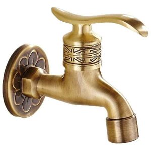 Ymyny - Brass Outdoor Wall Mounted Garden Faucet Antique Mop Tap for Bathroom Pool mumu Ymyny - Brass Outdoor Wall Mounted Garden Faucet Antique Mop Tap for Bathroom Pool mumu