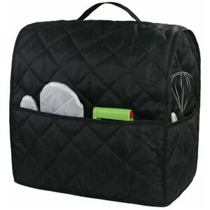 Dewdat - Bread Maker Cover, Toaster Dust Cover, Bread Maker Dust Cover, Household Breakfast Machine Dust Cover, Waterproof (Black) Dewdat - Bread Maker Cover, Toaster Dust Cover, Bread Maker Dust Cover, Household Breakfast Machine Dust Cover, Waterproof (Black)