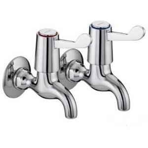 Bristan - Value Lever Chrome Bib Kitchen Sink Taps with 6 Inch Levers and Ceramic Disc Valves - VAL2-BIB-C-6-CD Bristan - Value Lever Chrome Bib Kitchen Sink Taps with 6 Inch Levers and Ceramic Disc Valves - VAL2-BIB-C-6-CD