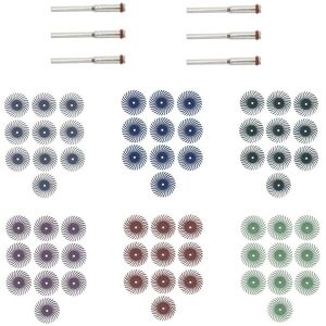 TLILY Bristle Disc Kit with Shank 60PCS 1 Inch Radial Wheel Brushes Abrasive Brush Rotary Tool TLILY Bristle Disc Kit with Shank 60PCS 1 Inch Radial Wheel Brushes Abrasive Brush Rotary Tool