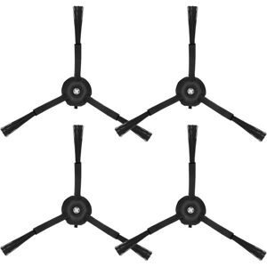 SJQKA Bristle Side Brush (4 Pack) Compatible with Roborock Q7, Q7Max, q Revo, S7MaxV, S8, S7, S6, S5 and S4 Robot Vacuum Cleaners - Black SJQKA Bristle Side Brush (4 Pack) Compatible with Roborock Q7, Q7Max, q Revo, S7MaxV, S8, S7, S6, S5 and S4 Robot Vacuum Cleaners - Black
