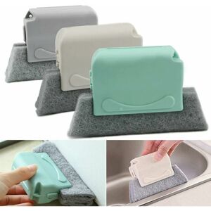 TRIMEC Brosse de nettoyage de rainure de fenêtre 3 pièces, nettoyage de tous les recoins et espaces, cuisines, outils de nettoyage ménagers, brosse de TRIMEC Brosse de nettoyage de rainure de fenêtre 3 pièces, nettoyage de tous les recoins et espaces, cuisines, outils de nettoyage ménagers, brosse de