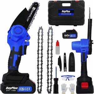 Briefness - Brushless Mini Chainsaw Cordless 6-Inch Battery Powered Electric Chain Saws with Security Lock, Handheld Small Chainsaws for Tree Briefness - Brushless Mini Chainsaw Cordless 6-Inch Battery Powered Electric Chain Saws with Security Lock, Handheld Small Chainsaws for Tree