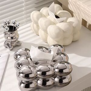 Tlily - Bubble Design Tissue Box Holder Paper Dispenser for Bathroom Dining Table Stylish Organizer Decorative Napkin, c Tlily - Bubble Design Tissue Box Holder Paper Dispenser for Bathroom Dining Table Stylish Organizer Decorative Napkin, c